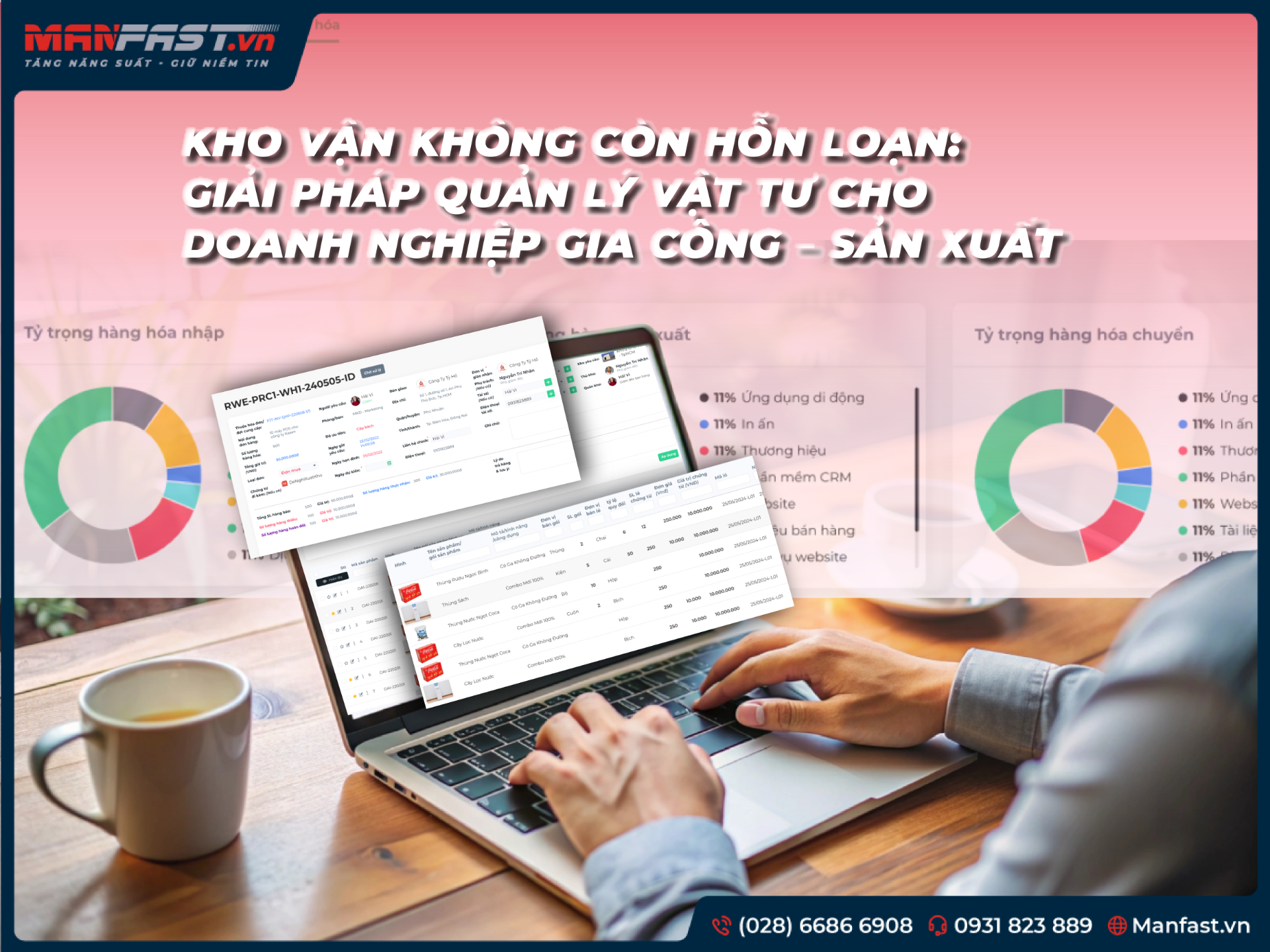 KHO VẬN KHÔNG CÒN HỖN LOẠN: GIẢI PHÁP QUẢN LÝ VẬT TƯ CHO DOANH NGHIỆP GIA CÔNG – SẢN XUẤT