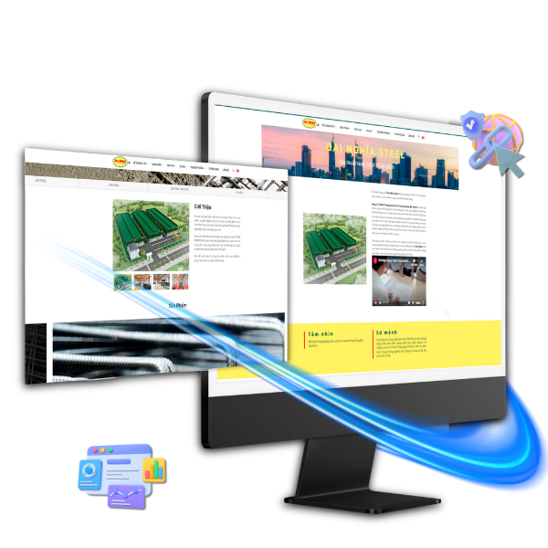 1. Giao diện thiết kế riêng theo ngành sản xuất – công nghiệp