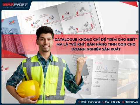 CATALOGUE KHÔNG CHỈ ĐỂ “XEM CHO BIẾT” - MÀ LÀ “VŨ KHÍ” BÁN HÀNG TINH GỌN CHO DOANH NGHIỆP SẢN XUẤT